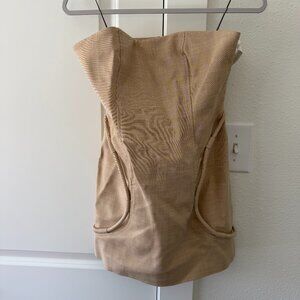 Significant Other Aubrie Strapless Camel Mini Dress, Size 4